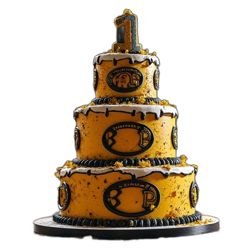 crown, 3d render, cake, covered transparent PNG cut-out