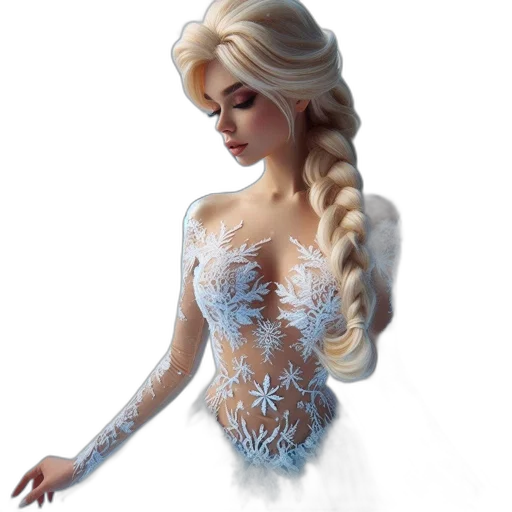 dress, fantasy art, 3d render, concept art transparent PNG cut-out