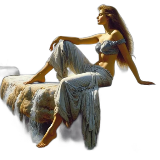 furniture, dress, jewelry, fantasy art transparent PNG cut-out