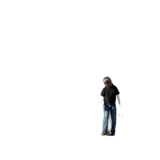jacket, staff, hair, robot transparent PNG cut-out