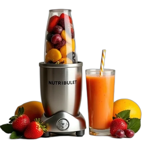 food, photorealistic, nutribullet, blender transparent PNG cut-out