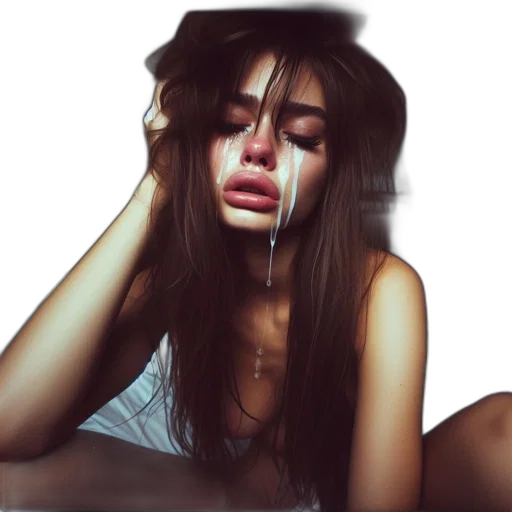 face, mask, jewelry, hair transparent PNG cut-out