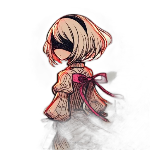 mask, jacket, dress, hair transparent PNG cut-out