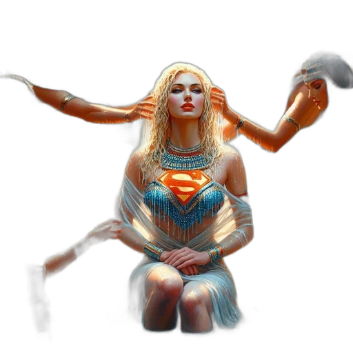 concept art, fantasy art, comic book art, 3d render transparent PNG cut-out