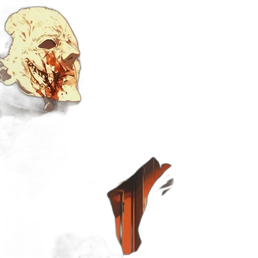 mask, weapon, face, shoes transparent PNG cut-out