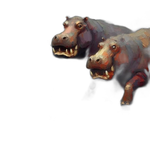 creature, animal, concept art, watercolor transparent PNG cut-out