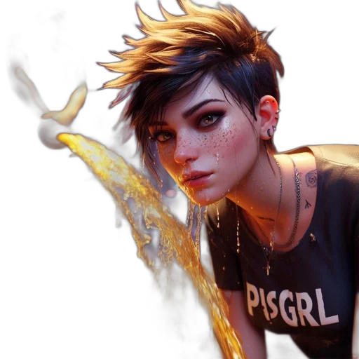 dragon, staff, face, jewelry transparent PNG cut-out