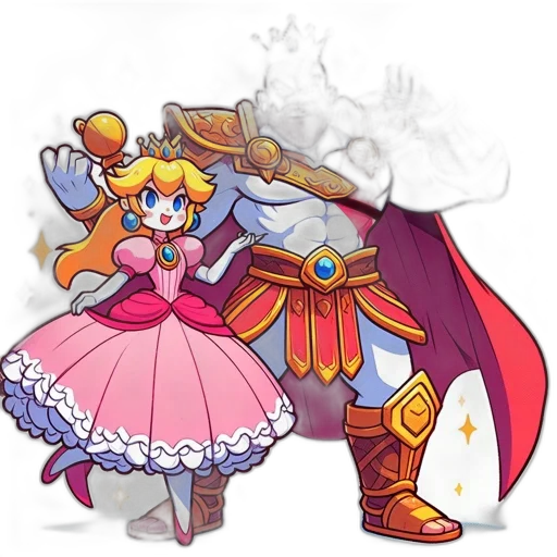 crown, staff, weapon, dress transparent PNG cut-out