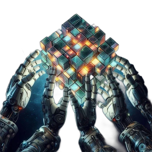 robot, jewelry, weapon, cyberpunk transparent PNG cut-out