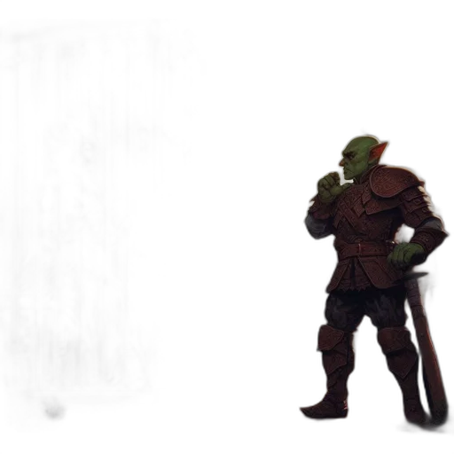 creature, robot, staff, mask transparent PNG cut-out
