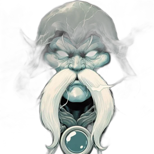 mask, face, staff, creature transparent PNG cut-out