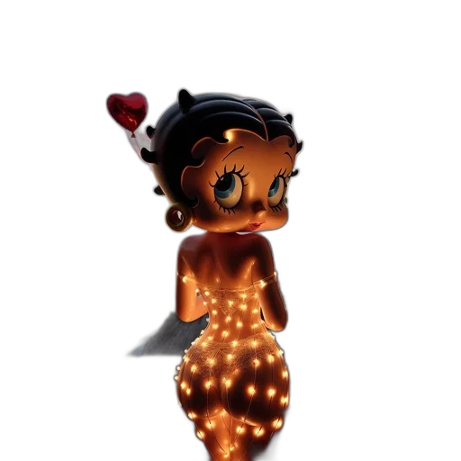 dress, jewelry, staff, 3d render transparent PNG cut-out