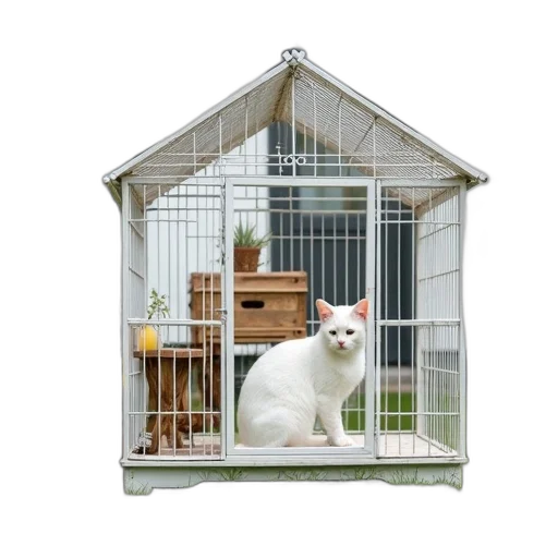 animal, building, furniture, 3d render transparent PNG cut-out