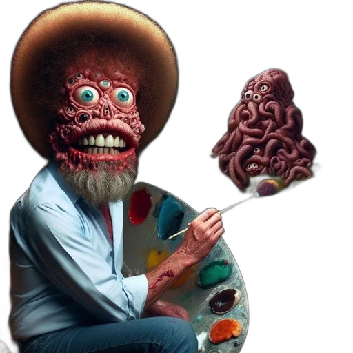 creature, food, mask, face transparent PNG cut-out