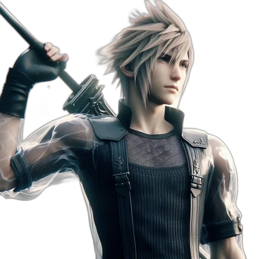 concept art, 3d render, character, spiky transparent PNG cut-out