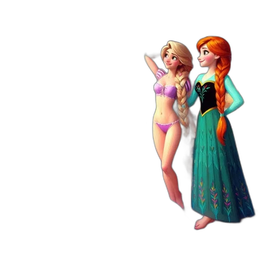 dress, 3d render, concept art, cartoon transparent PNG cut-out