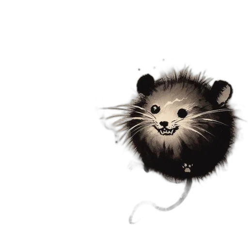 animal, creature, hair, staff transparent PNG cut-out