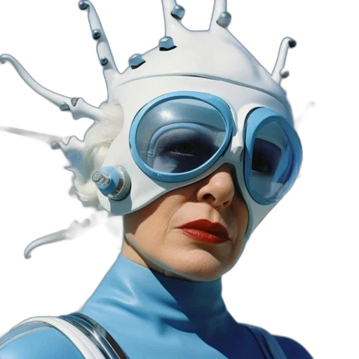 mask, robot, face, crown transparent PNG cut-out