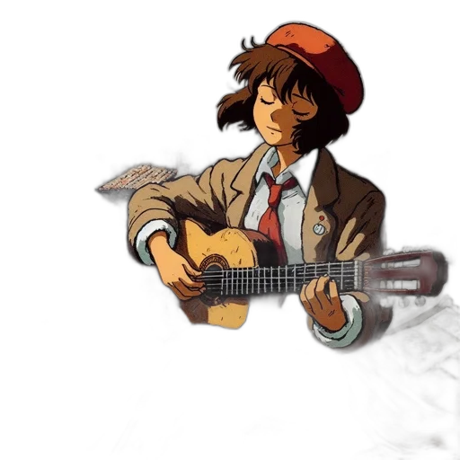 hat, jacket, concept art, cartoon transparent PNG cut-out