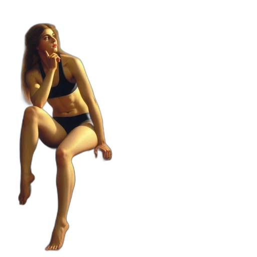 3d render, photorealistic, concept art, oil painting transparent PNG cut-out