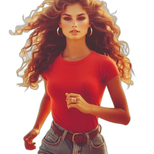 hair, jewelry, dress, photorealistic transparent PNG cut-out