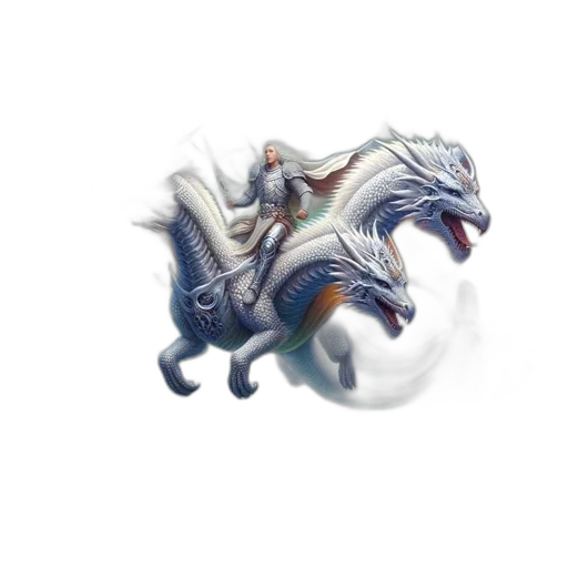 dragon, creature, animal, staff transparent PNG cut-out