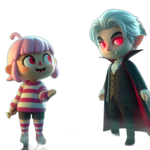 concept art, 3d render, fantasy art, pixel art transparent PNG cut-out