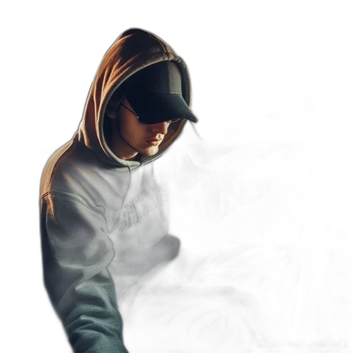 jacket, mask, hat, robot transparent PNG cut-out