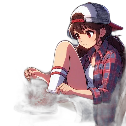 hat, face, dress, creature transparent PNG cut-out