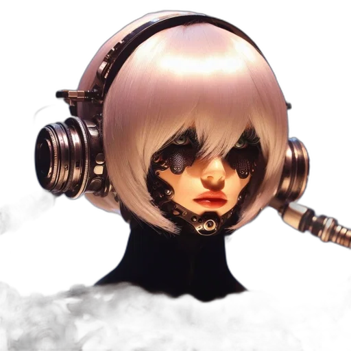 mask, robot, face, jewelry transparent PNG cut-out