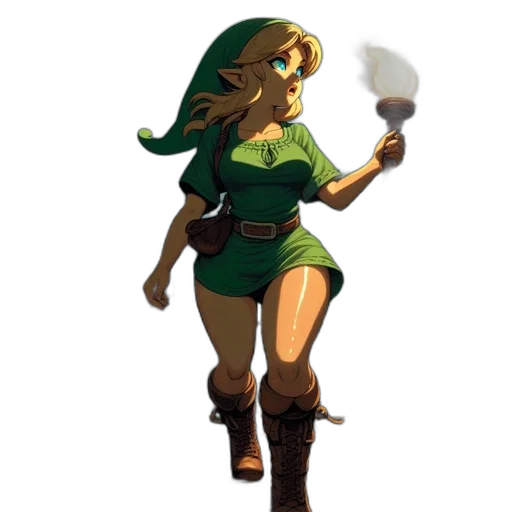 staff, dress, weapon, mask transparent PNG cut-out