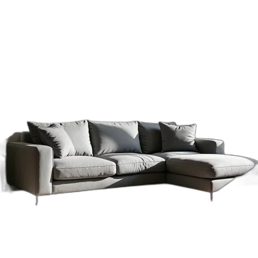furniture, 3d render, photorealistic, earth tones transparent PNG cut-out