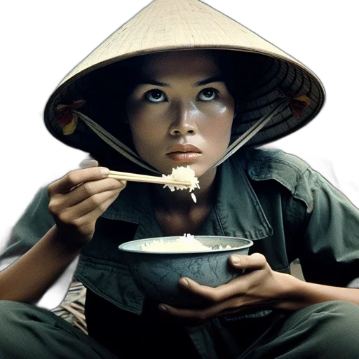 food, face, hat, staff transparent PNG cut-out