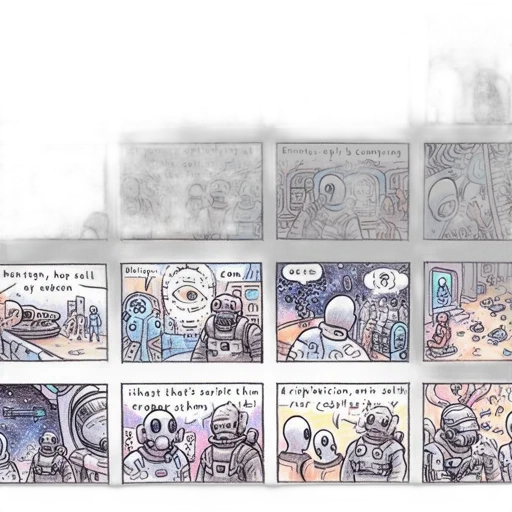 robot, comic book art, concept art, outer space transparent PNG cut-out