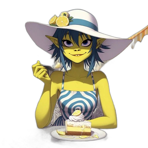 food, hat, staff, creature transparent PNG cut-out