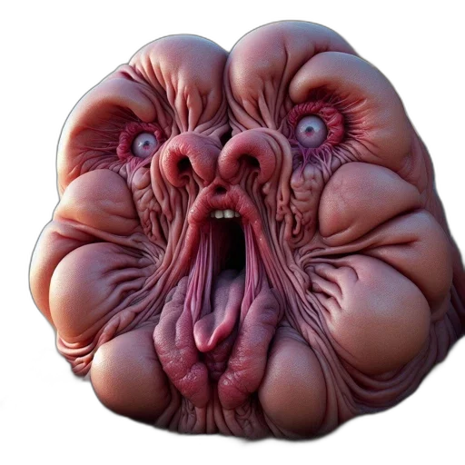 face, creature, mask, food transparent PNG cut-out