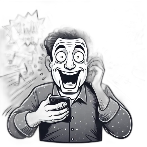 face, staff, cartoon, comic book art transparent PNG cut-out