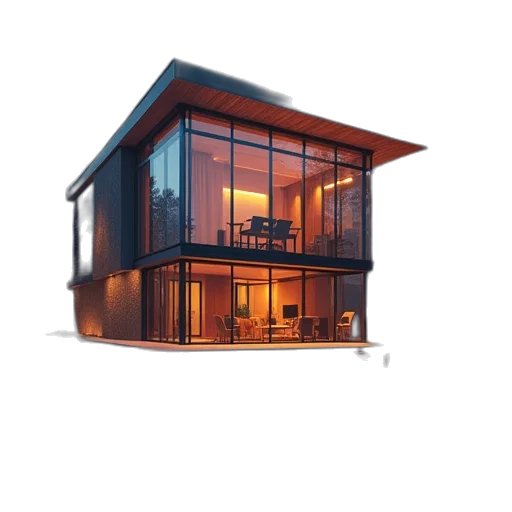 building, furniture, 3d render, concept art transparent PNG cut-out