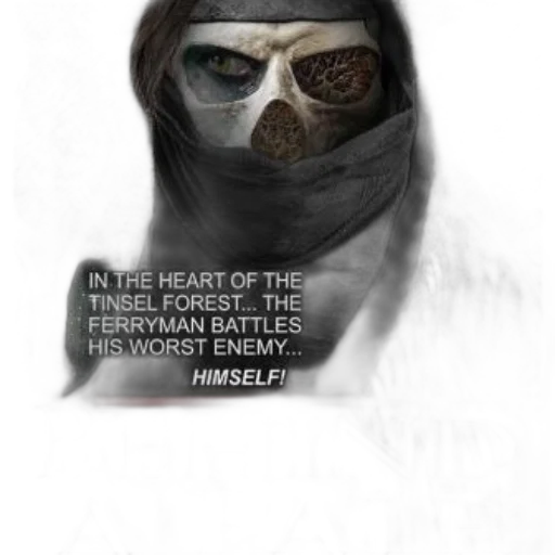 mask, face, creature, weapon transparent PNG cut-out