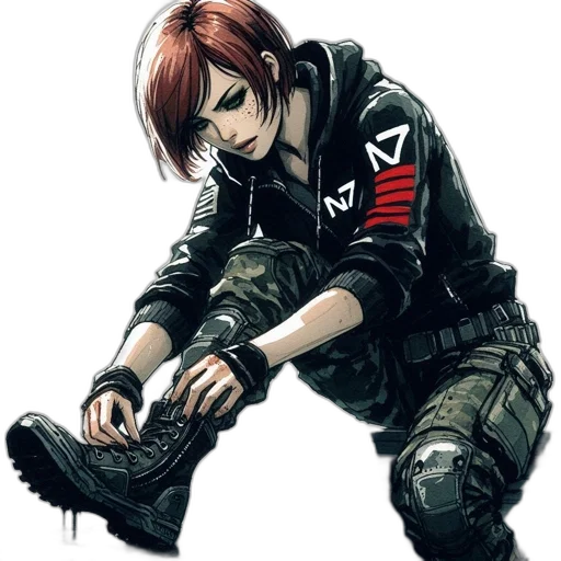 jacket, weapon, staff, concept art transparent PNG cut-out