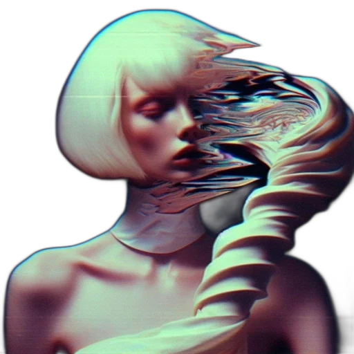 hair, face, mask, creature transparent PNG cut-out