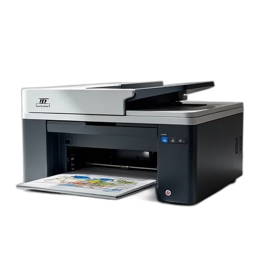 3d render, mfc, 8570ndw, printer transparent PNG cut-out