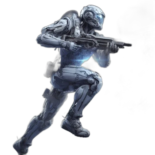 robot, weapon, creature, staff transparent PNG cut-out