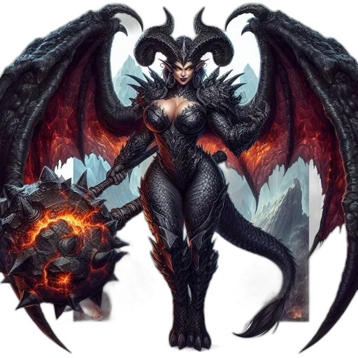 dragon, fantasy art, concept art, pixel art transparent PNG cut-out