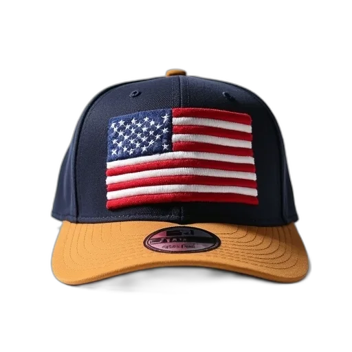 hat, new, era, american transparent PNG cut-out