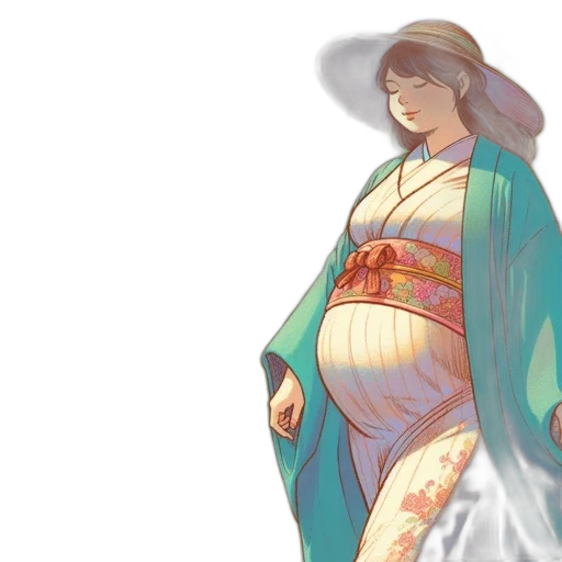 dress, concept art, watercolor, fantasy art transparent PNG cut-out