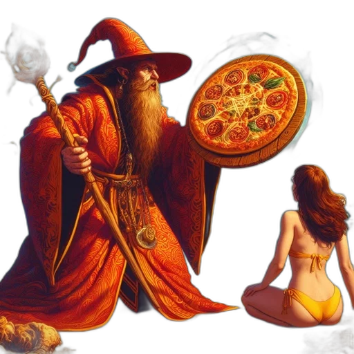 food, fantasy art, concept art, pixel art transparent PNG cut-out