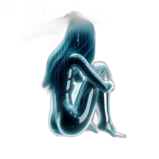 hair, creature, mask, dress transparent PNG cut-out