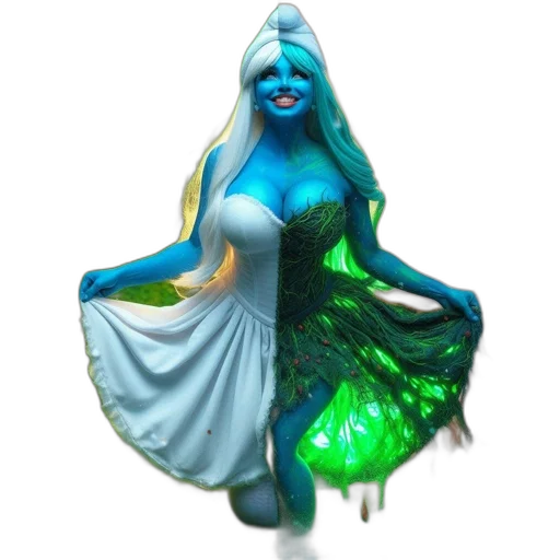dress, jewelry, creature, mask transparent PNG cut-out