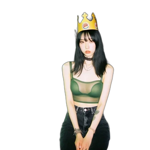 crown, dress, hat, creature transparent PNG cut-out